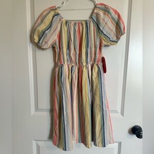 Wonder Nation Multicolor Striped Kids Dress